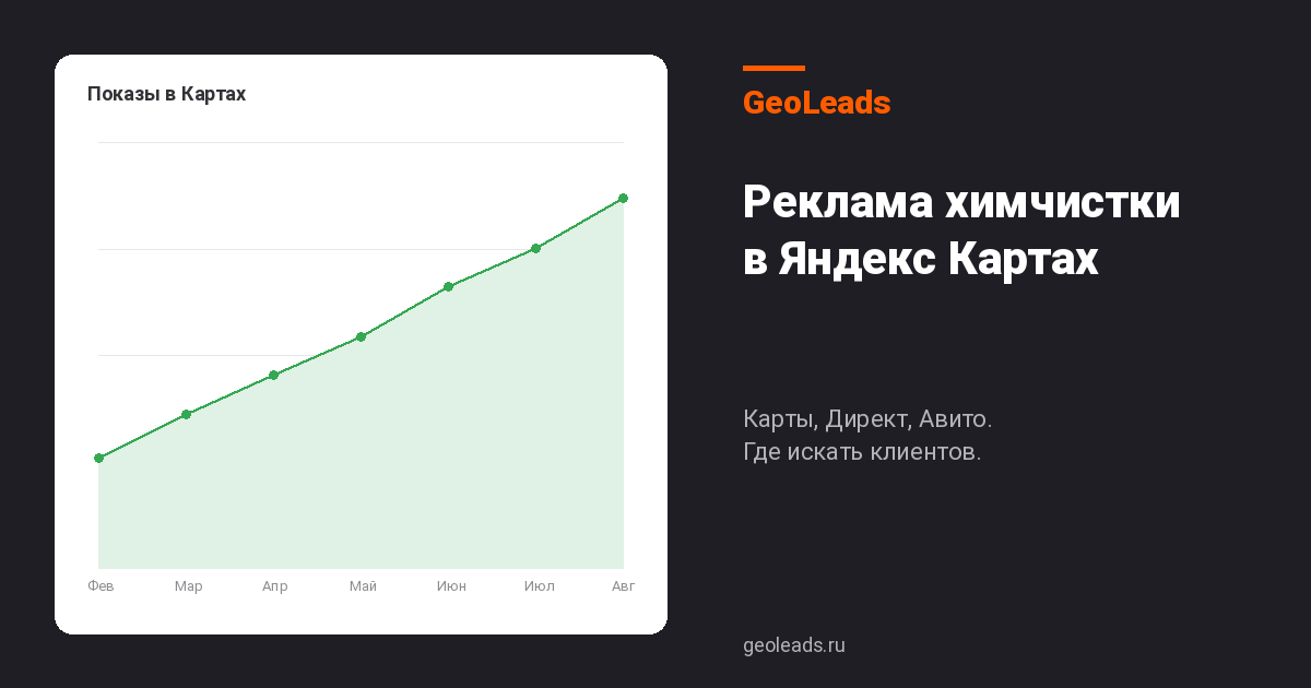 Реклама химчистки